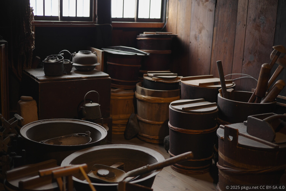 Old warehouse in Shirakawago, Japan.