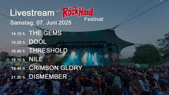 Die im Livestream verfügbaren Bands vom Samstag.