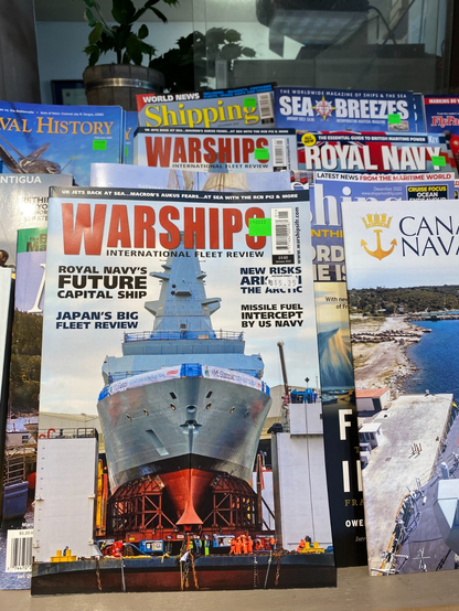 Cover of the January 2023 issue of Warships IFR magazine.