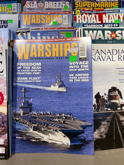 Cover of the December 2022 issue of Warships IFR magazine.