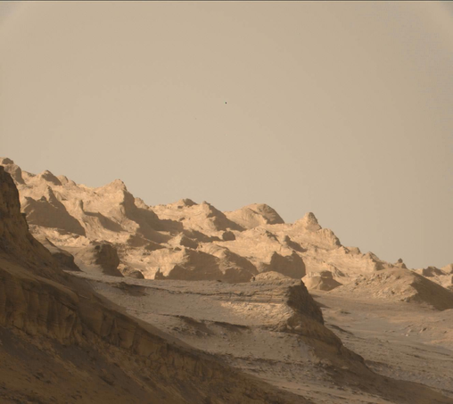 The Yardang Unit captured by the Mars rover Curiosity, on the slopes of Aeolis Mons in Gale Crater, under morning light conditions. 
June 10, 2025 (Sol 4566)