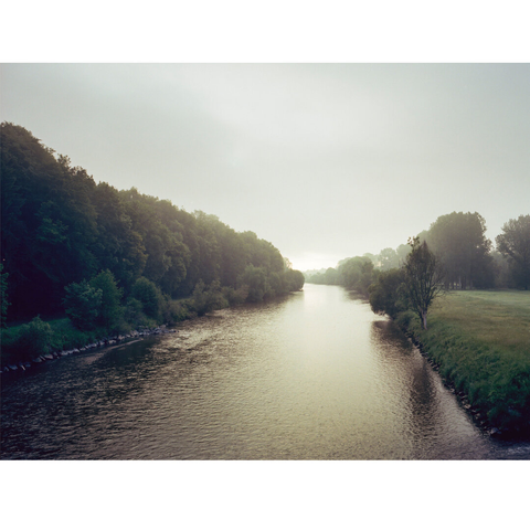 The Thur River in Thurgau, Switzerland. Landscape photography by Marco Zedler.
