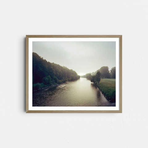 The Thur River in Thurgau, Switzerland. Landscape photography by Marco Zedler.
