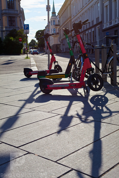 Electric scooters in Oslo