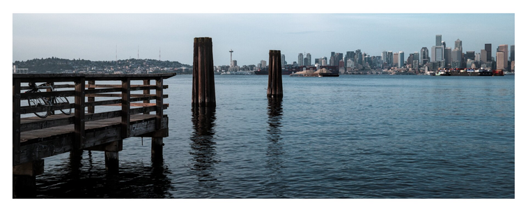 View of the Seattle skyline from West Seattle.