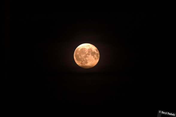 The strawberry moon of June 2025. 