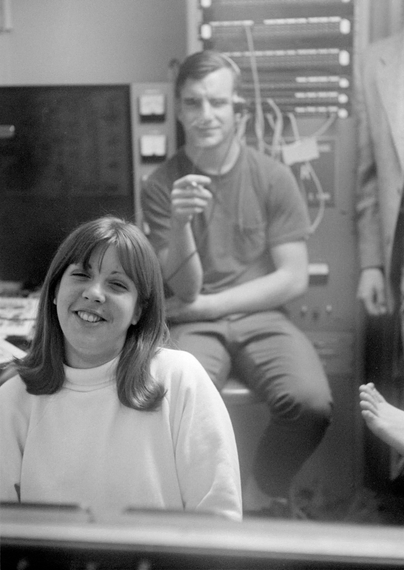 Melanie and an engineer.