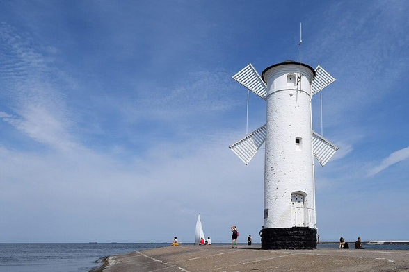 Beacon Stawa Młyny in Świnoujście, Poland