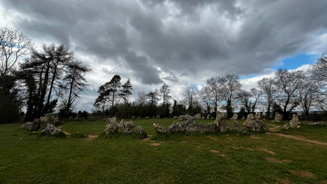 The Rollright Stones stone circle.