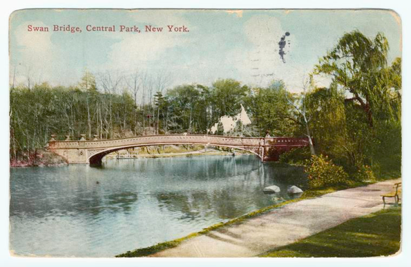 Swan Bridge, Central Park, New York