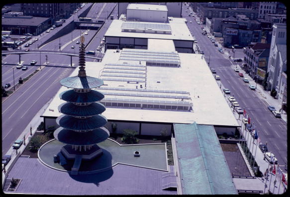 Japanese Cultural and Trade Center view from Miyako Hotel