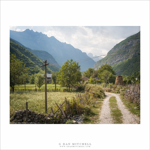 Albanian farm, Valbona Valley