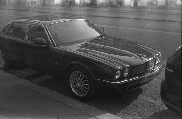 Photo of a jaguar parked on the street