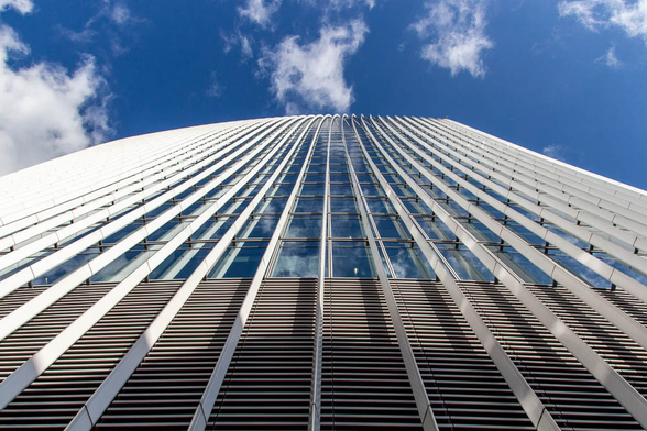 Die Rückseite der Fassade von 20 Fenchurch Street London