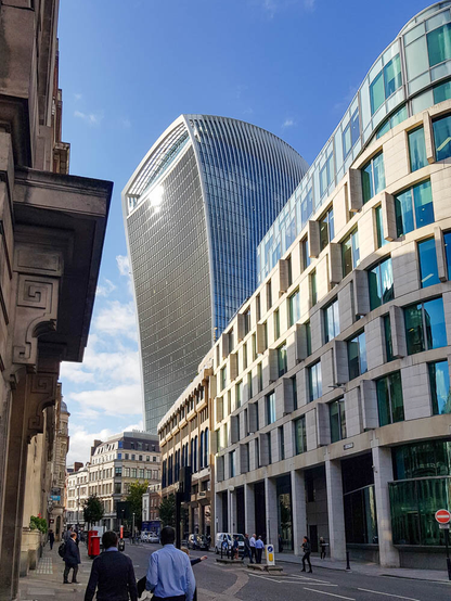 Noch ein paar Eindrücke vom  Gebüude 20 Fenchurch Street.
