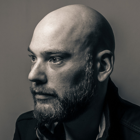 Picture of myself in black and white.