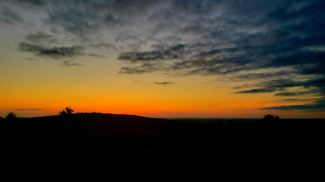 Dawn and sunrise this morning, June 20th, from Buck Hill!