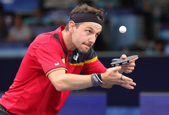 European Table Tennis Championships in the Rudi-Sedlmayer-Halle as part of the European Championships 2022 in Munich: Timo Boll, Germany