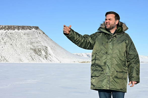 J.D. and Usha Vance’s Greenland visit didn’t appear to go well, judging by these photos.