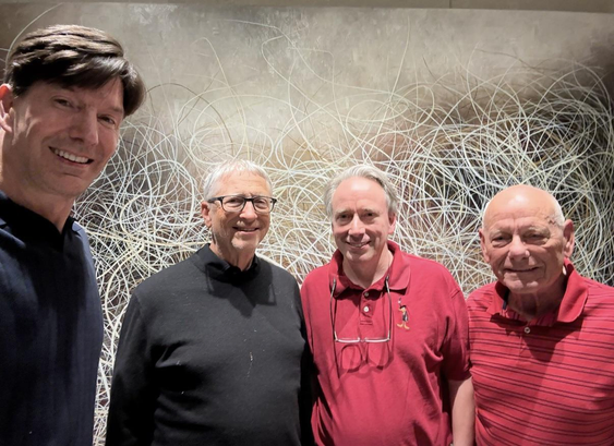 Marc Russinovich, Bill Gates, Linus Torvalds, Dave Cutler
