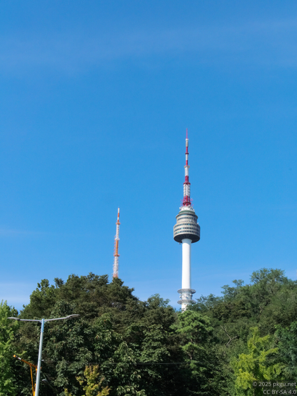 N Seoul Tower, Namsan mountain, Seoul, Korea.