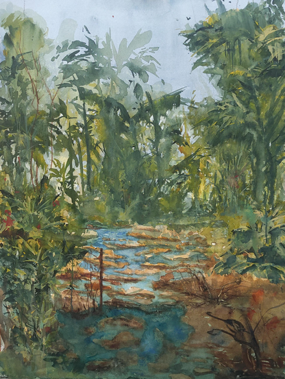 River
Watercolor 
Cotton paper 
#art #MastoArt #watercolor 