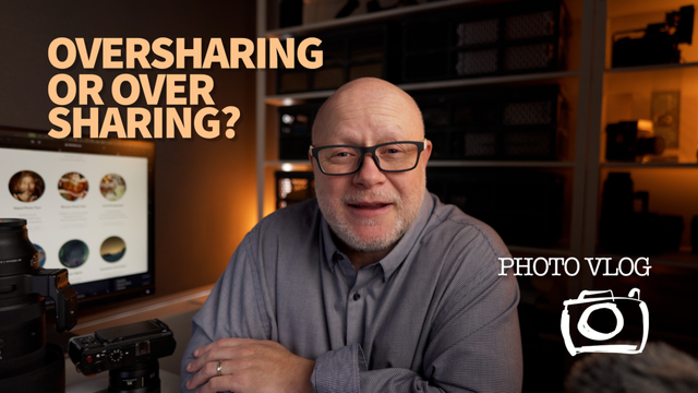 Oversharing or Over Sharing? Cover photo for today's YouTube video.