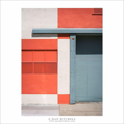 Patterned. building facade
