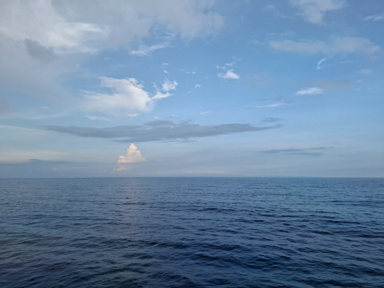 Pacific and the sky.