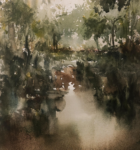 River
Watercolor 
Cotton paper 
#art #MastoArt #watercolor #Landscape #trees 