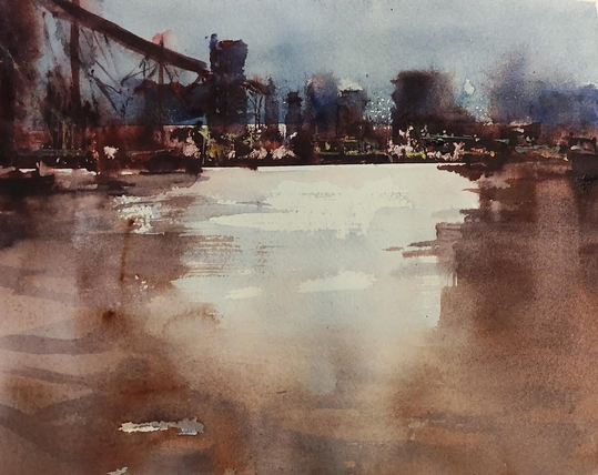 Bridge
watercolor painting
#art #watercolor #MastoArt 