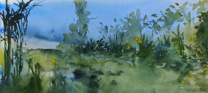 Garden
Watercolor
#art #MastoArt #watercolor #landscape #nature 