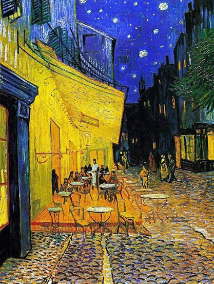 Tallenge Cafe Terrace at Night by Van Gogh