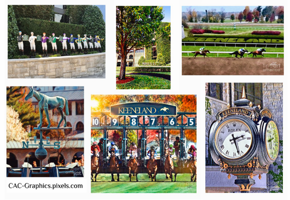 Keeneland Racing artwork 
