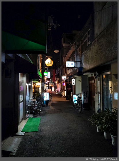 Uranamba, Osaka, Japan.