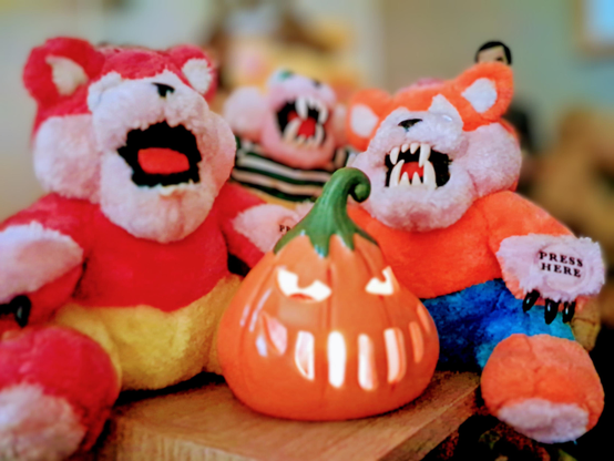 “Look outside, Mimi. Look at the wind blowing the trees and the lightning flashing. It’s the perfect night to read a mystery.” Mimi smiled. “Spooky … It is almost Halloween,” she remarked. ― Ann M. Martin
