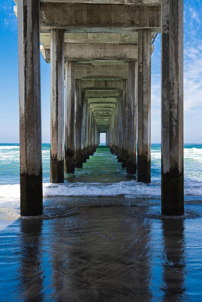 Ellen Browning Scripps Memorial Pier La Jolla California

The Ellen Browning Scripps Memorial Pier is an icon of UC San Diego’s Scripps Institution of Oceanography and a vital research facility that houses numerous environmental monitoring stations and enables small boat and scientific diving operations.

The modern Scripps Pier was built in 1988, replacing the original pier built in 1916 with funds provided by its namesake patron, and is considered one of the world's largest research piers. Data on ocean conditions and plankton taken from the pier provide an unparalleled source of information on changes in the coastal Pacific Ocean.

The patronage of the Scripps family continues into the modern day. Most recently family members supported the refurbishment of the pier’s railings along with construction of an adjacent laboratory.

Image:
https://fineartamerica.com/featured/ellen-browning-scripps-memorial-pier-la-jolla-california-wayne-moran.html

Read more:
https://waynemoranphotography.com/photography/plan-your-trip-to-san-diego-california/

#sandiego #LaJolla #Scripps #Pier #ocean #atlantic #travelPHotogrpahy #Landscape #art #fineart 

#ayearforart #buyintoart
