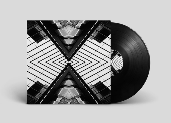 A vinyl album mockup showcasing how a photo would look as the artwork.