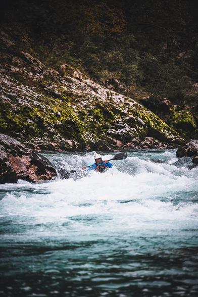 Rafting on Soca River