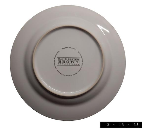 The naked, mostly white back side of the plate I posted a photo of about 14 hours ago.  (If explicit shots of dinnerware are illegal in your area please let me know and I'll do what I can to get the law changed.)  