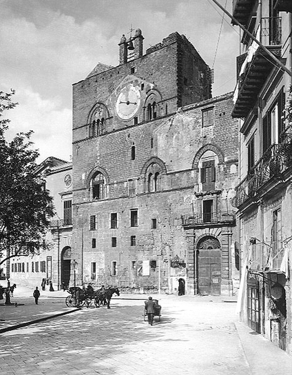 Palermo primi del 900', Palazzo Chiaramonte-Steri