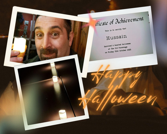 Here's hoping you all had a very Happy Halloween, where among the highlights; I was the guest spook on Manchester's Radio Offbeat, had the pleasure of watching An Inspector Calls and spent Halloween night in a haunted house 🎃 👻 
