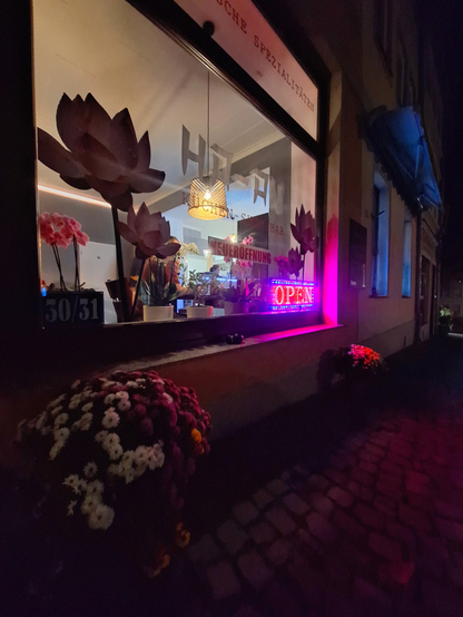 Außenansicht des Ha An Restaurants.