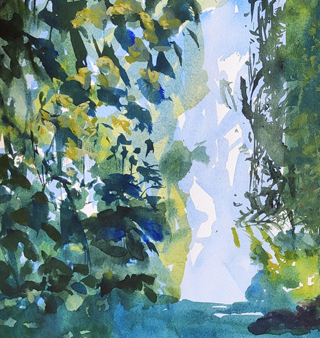 Natural textures
#watercolor #art #nature 
#trees #flowers 