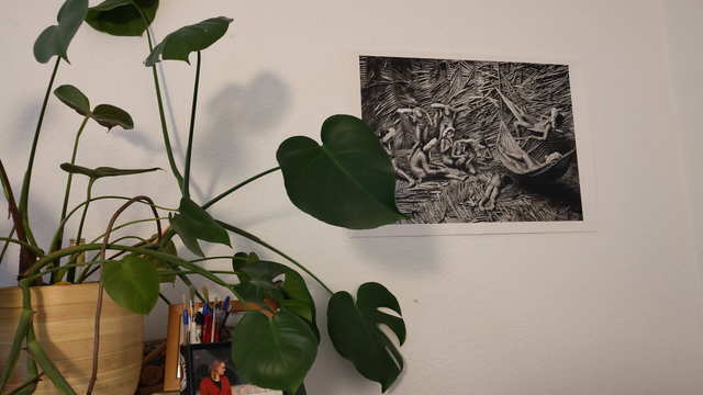 Poster "Zo'é Women", by Sebastião Salgado