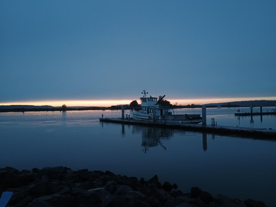 Fishing boat waiting for the next catch.