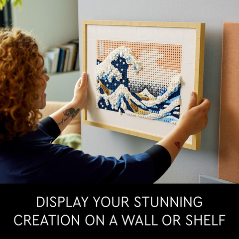 Bring one of the most iconic artworks of the last two centuries to life with the LEGO Hokusai - The Great Wave set, a great gift for lovers of classic paintings and Japanese wall art.