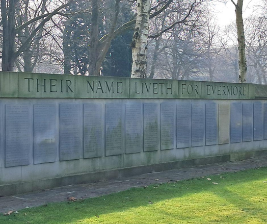 'Their Name Liveth For Evermore' reads the words on top of a war memorial in South Manchester. But how do we enable those people's names to live for evermore?  

Storytelling, reading and discussing Their experiences of conflict are often interwoven; begging an answer to the question as to where we start and how we relate to this shared history.

We can always remember to read but we can also read to remember🌹 