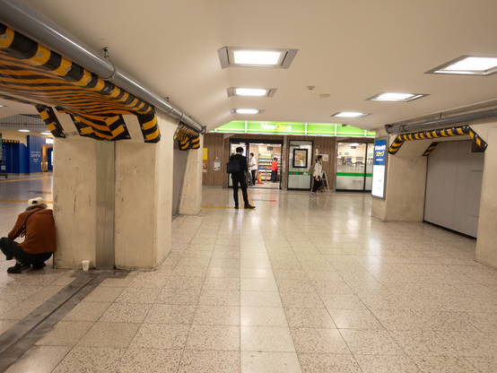 上野駅、不忍改札付近