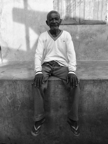 Portrait d’un Viel homme dans les rue d’Anjouan